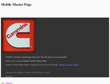Tablet Screenshot of cumminsvirtualcollege.com